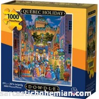 Dowdle Jigsaw Puzzle Quebec Holiday 1000 Piece B078SH58KL